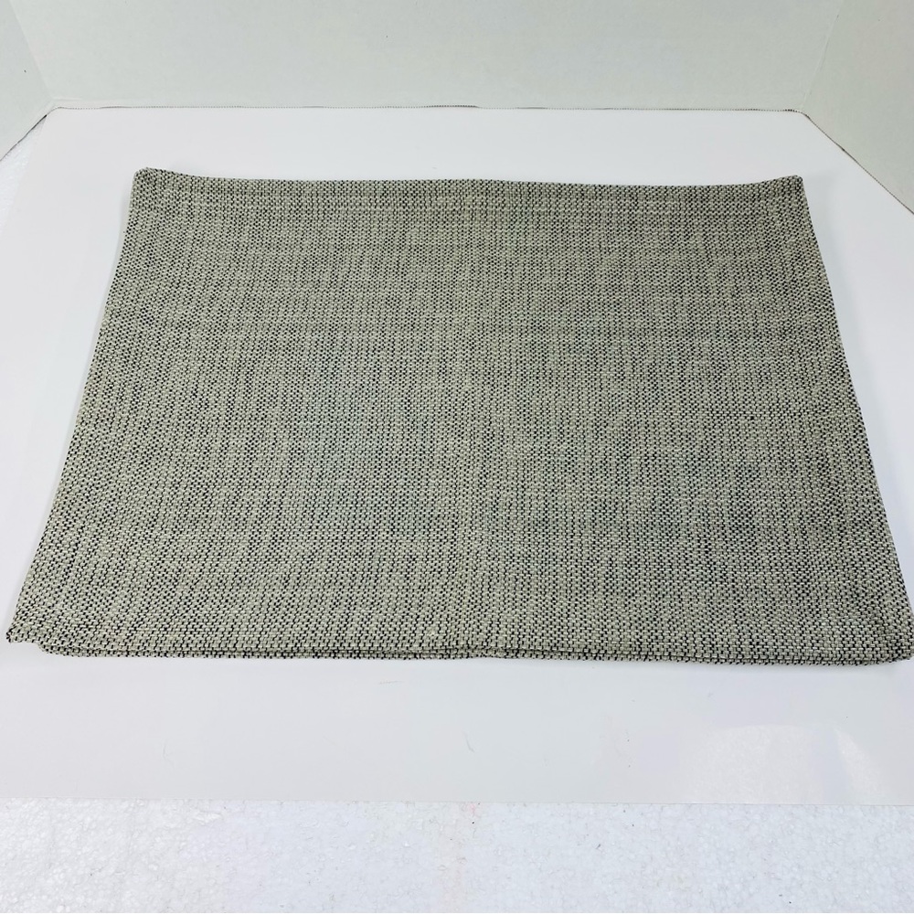 Spilt P set of 4 placemats Tweed PM Slate made in India Gray & Black still w/tag